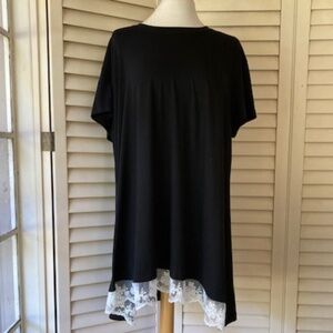 Sanifer Tunic Length Knit Top